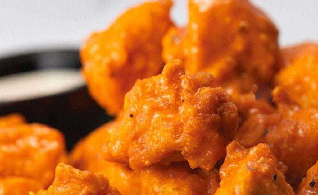 Boneless Wings · Half-pound of tender, boneless chicken wings, individually cut and hand-breaded right here, tossed in your choice of Brothers sauces.