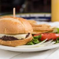 Buffalo Burger · Quarter pound patty, locally raised.