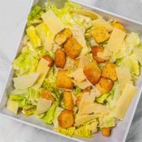 Caesar Salad · Lettuce, croutons, parmesan cheese, dressing.