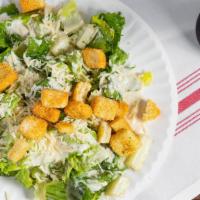 Caesar Salad · Romaine, shredded Parmesan and croutons with choice of dressing.