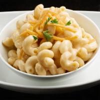 Kiddy Mac & Cheese · Pasta tossed in house-made cheese sauce and shredded cheddar