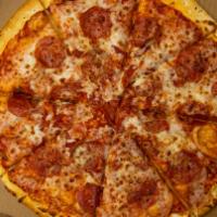 Every Day Pizza · Cheese, pepperoni or sausage to go.