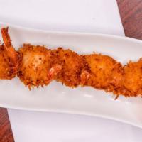 Coconut Shrimp · 6 pc shrimp deepfried in coconut flakes.