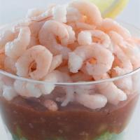 Shrimp Cocktail · Celery, cocktail sauce and 3oz of Bay Shirimp