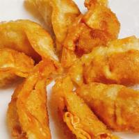 Pot Sticker (8) · Chicken, cabbage, onion, carrot, and deep fried with plum sauce.