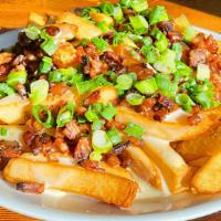 Dirty Fries · Beer cheese, bacon and green onion.