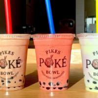 Boba Drinks · Blended boba with tapioca pearls.