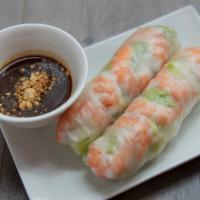 Spring Rolls (2) With Peanut Sauce · Choice of charbroiled chicken, charbroiled pork, shrimp, tofu.