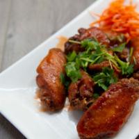 Chicken Wings (6) · Caramelized fish sauce, sriracha, or original.