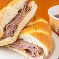 French Dip · Roasted beef with au jus sauce