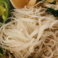 Roasted Chicken Noodle Soup - Mì Gà · 