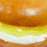 Bagel With  Cream Cheese  And Lemon Jelly · Bagel with  Cream Cheese  and Lemon Jelly