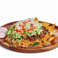 Bowl · Rice, beans, meat, pico, lettuce, sourcream and cheese