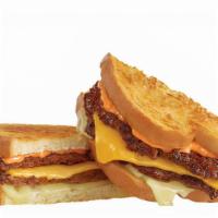 Frisco Melt · No Fries. American and Swiss on buttery grilled sourdough with our original Frisco sauce