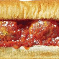 Meatball Marinara · The Meatball Marinara sandwich is drenched in irresistible marinara sauce, sprinkled with Pa...