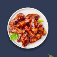 Always Be My Bbq Wings · Fresh chicken wings breaded and fried until golden brown. Served with bbq sauce.