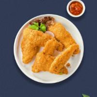 Tender O'Cluck · Chicken tenders breaded and fried until golden brown.