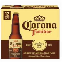 Corona Familiar  12 Pk Bottle · Corona Familiar Mexican Lager Beer 12 oz Bottles
12 pk
