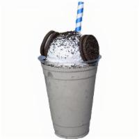 Cookies And Cream Milkshake · Blue Bell vanilla ice cream, Oreos, and milk. Topped with homemade marshmallow fluff and Ore...