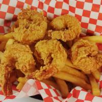 Fried Shrimp Basket (5 Pcs.) · Choice of Regular, Cajun, or Sweet Potato Fries