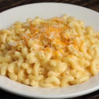 Classic Mac · Traditional mac & cheese, topped with shredded cheese