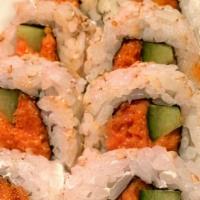Spicy Salmon Roll · (In) spicy salmon, cucumber. 
Consuming raw or undercooked items may increase your chance of...