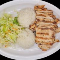 T-5. Teriyaki Chicken Breast · Breast meat marinated in our special sauce. Served in strips.