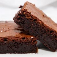 Fudge Brownies · Decent fudge brownie. Flaky exterior with a soft fudge center.. *All desserts contain gluten...