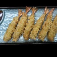Shrimp Tempura · Deep fried shrimps.