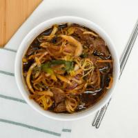 Mongolian Beef Dinner · Hot and spicy served with egg fried rice or chow mein noodle and one spring roll.