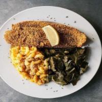 Fried Catfish Meal W/ 2 Sides · 