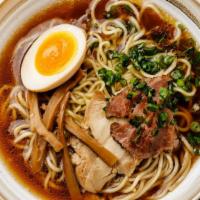 The Spicy Miso Ramen · Delicious bowl of ramen made with umami-rich broth, spicy miso, eggs, and fresh variety of v...