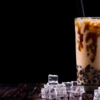 Boba Milk Tea · A cold, frothy drink made with a tea base shaken with sweeteners and tapioca pearls.
