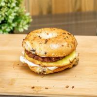 Bagel Sandwich · Choice of Bagel and Meat, with Egg and Cheddar Cheese Spread