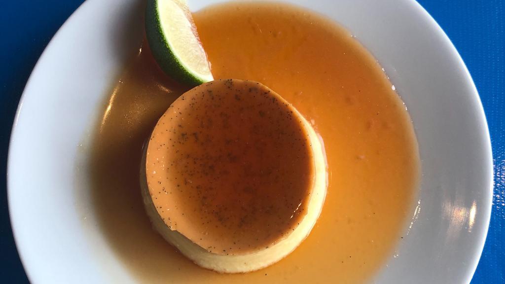 Flan · Traditional Mexican custard flavored with citrus