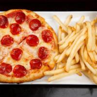 Kid'S Pepperoni Pizza · Fresh Pizza Sauce, Mozzarella Cheese, Pepperoni