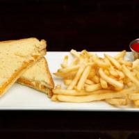 Kid'S Grilled Cheese · Buttered Texas Toast, American Cheese