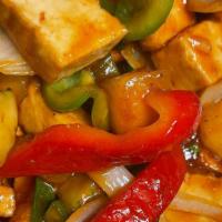Sweet & Sour · Pineapple, onion, bell pepper, tomato, mushroom, and cucumber.