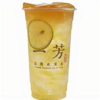 Aiyu Jelly Lemon Green Tea · Green tea mixed with fresh squeezed lemon juice, perfectlly with our hand made Aiyu (green t...