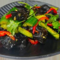 Black Fungus And Cucumber Salad 凉拌黄瓜木耳 · 