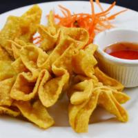 Fried Wonton: · Seasoned ground pork wrapped with golden-fried wonton skin and served with plum sauce.