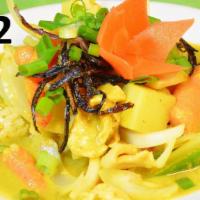 Yellow Curry:* · Choice of protein, potatoes, carrots, onions, and bell peppers in a delightful Thai yellow c...