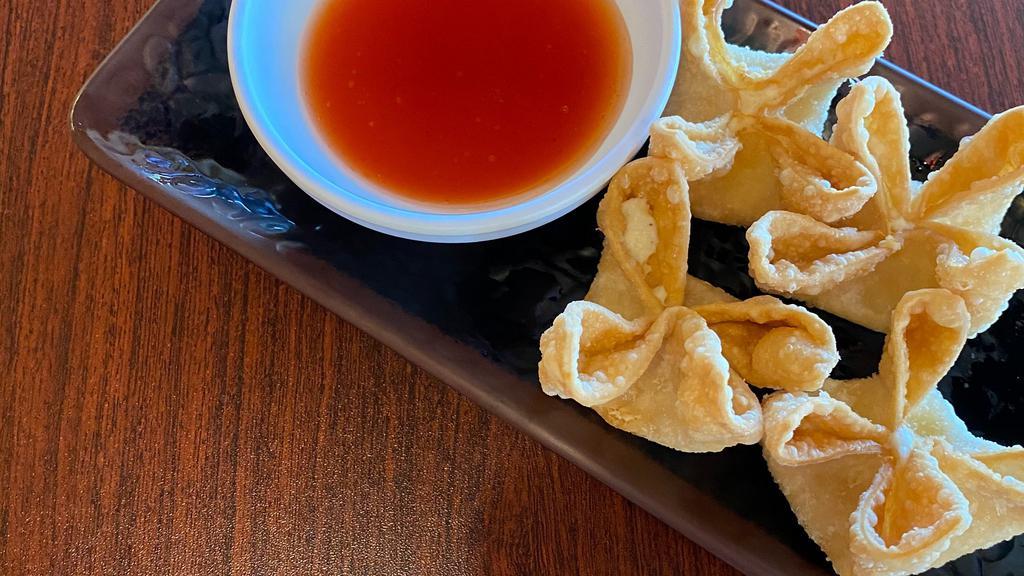 Cheese Wonton · 5 pieces. Cheese wrapped in wonton, fried.