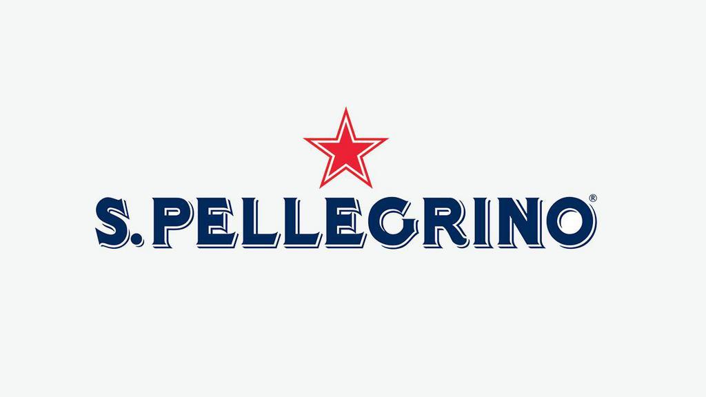 San Pellegrino · Cold bottle of San Pellegrino sparkling mineral water.