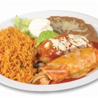 Enchilada & Chile Relleno · Enchilada with choice of meat and Chile Relleno (filled with cheese only).