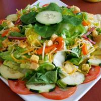 Greek Salad · Includes Grilled chicken