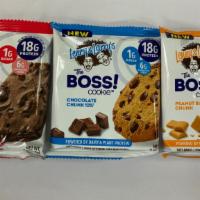 The Boss Cookie! · 18g of protein and only 1g of sugar! This is the boss of all cookies!