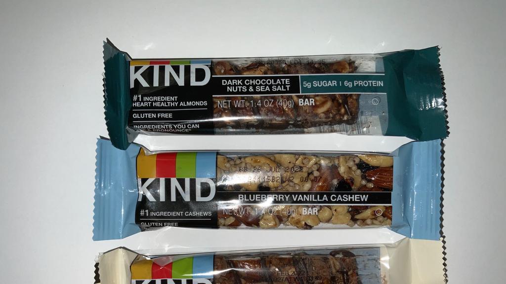 Kind Bar · 5-8g Protein, Contains Tree Nuts