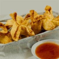 8 Crab Wonton · Six wontons filled with cream cheese and imita-. tion crab, served with Arawan’s sweet chili...