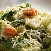 Caesar Salad · Romaine lettuce, croutons, fresh parmesan cheese, and Caesar dressing.
